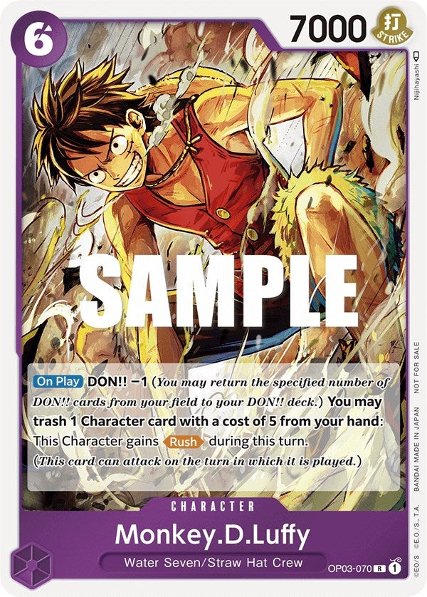 Image for Monkey.D.Luffy (Dash Pack) (OP03-070) (Kingdoms of Intrigue) - One Piece Card Game