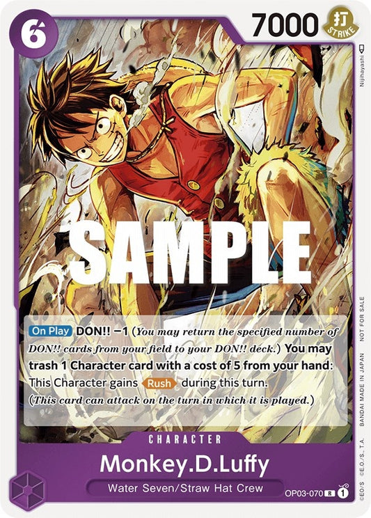 Image for Monkey.D.Luffy (Dash Pack) (OP03-070) (Kingdoms of Intrigue) - One Piece Card Game