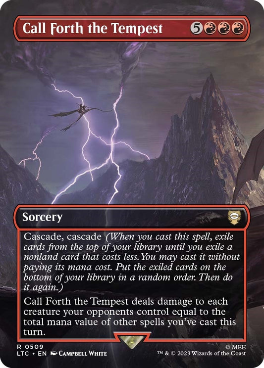 Image for Call Forth the Tempest (Borderless) (509) (Commander: The Lord of the Rings: Tales of Middle-earth) - Magic: The Gathering