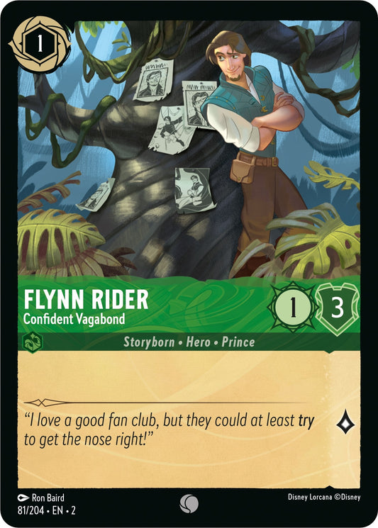 Image for Flynn Rider - Confident Vagabond (81/204) (Rise of the Floodborn) - Disney Lorcana