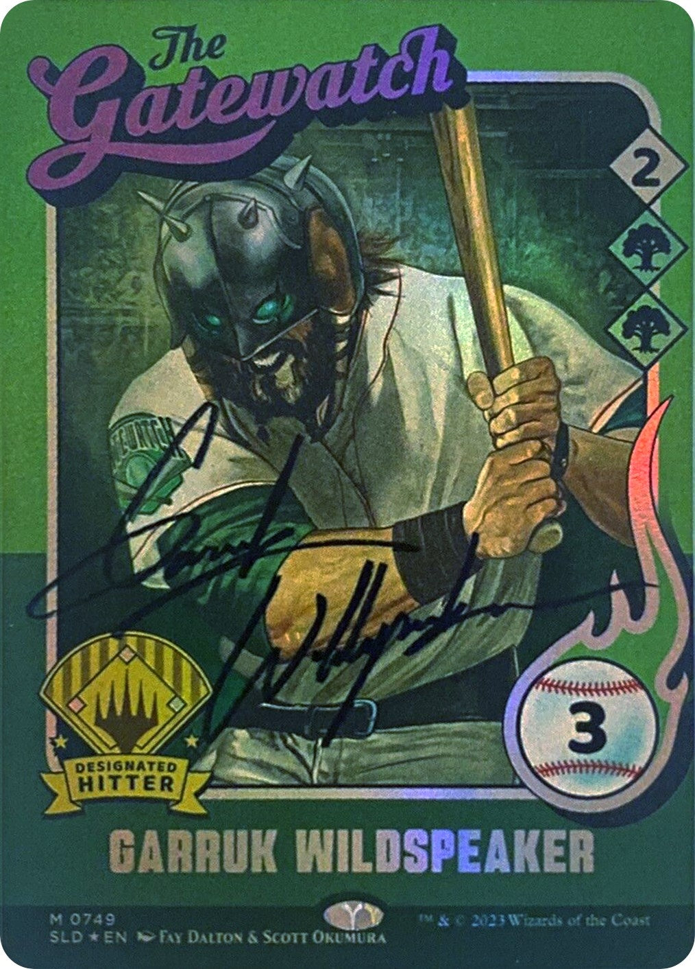 Image for Garruk Wildspeaker (749) (Autographed) (749) (Secret Lair Drop Series) - Magic: The Gathering