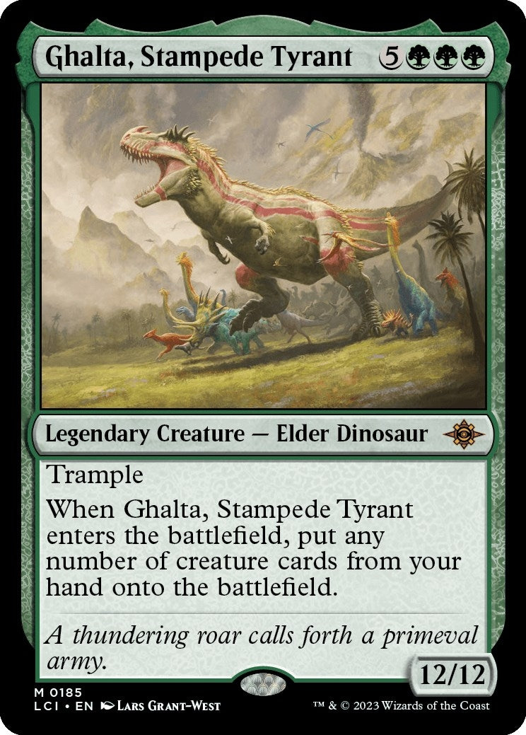 Image for Ghalta, Stampede Tyrant (185) (The Lost Caverns of Ixalan) - Magic: The Gathering