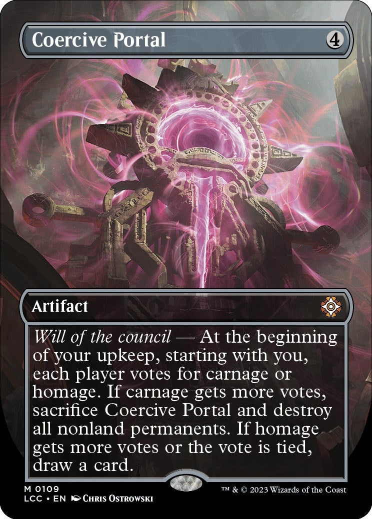 Image for Coercive Portal (Borderless) (109) (Commander: The Lost Caverns of Ixalan) - Magic: The Gathering