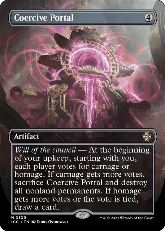 Image for Coercive Portal (Borderless) (109) (Commander: The Lost Caverns of Ixalan) - Magic: The Gathering