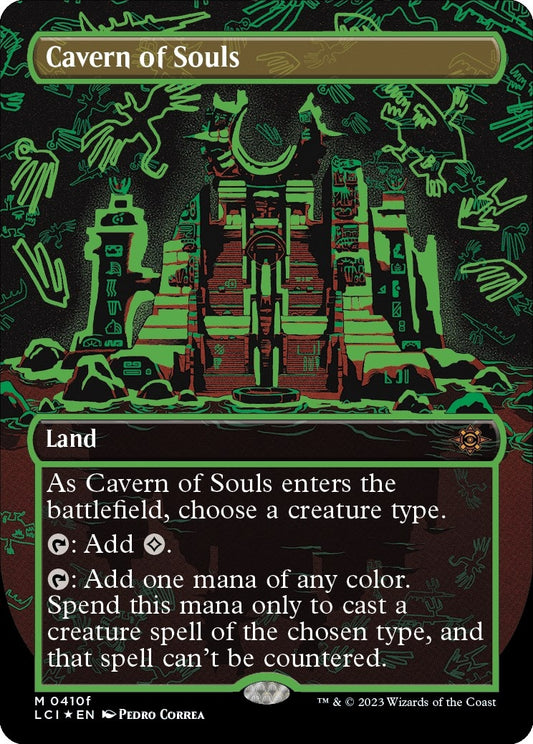 Image for Cavern of Souls (0410f) (Borderless) (410f) (The Lost Caverns of Ixalan) - Magic: The Gathering