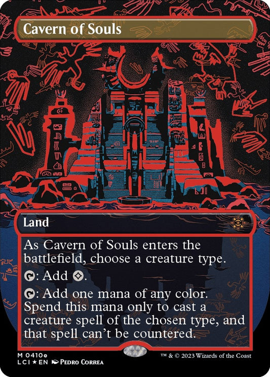 Image for Cavern of Souls (0410e) (Borderless) (410e) (The Lost Caverns of Ixalan) - Magic: The Gathering