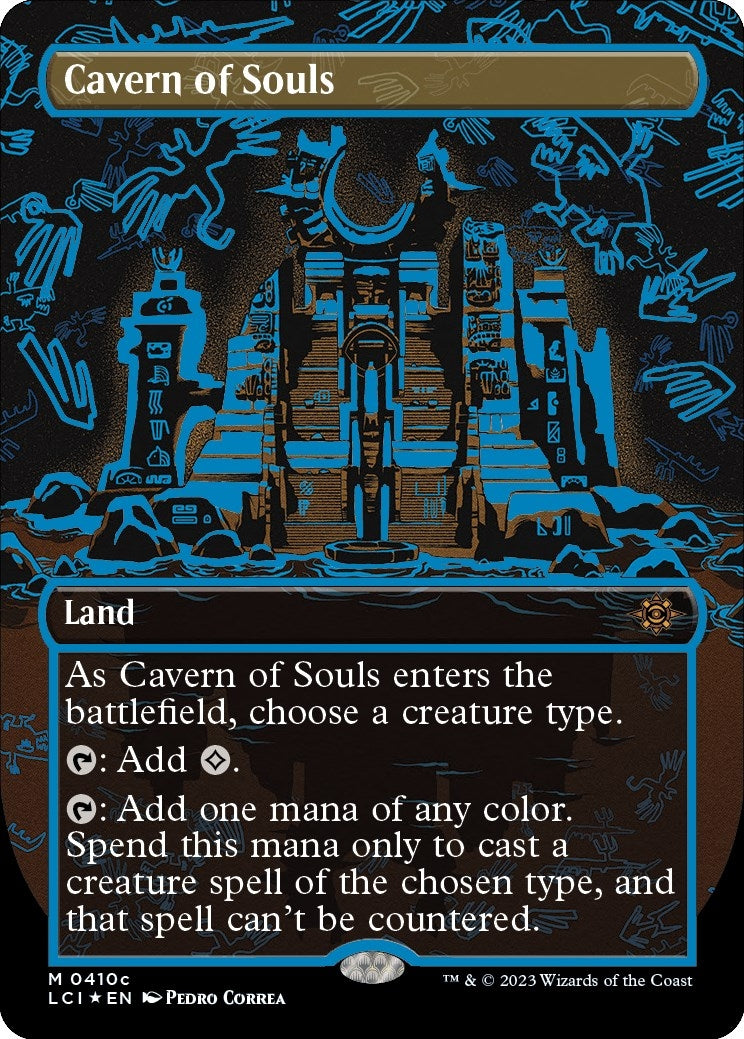 Image for Cavern of Souls (0410c) (Borderless) (410c) (The Lost Caverns of Ixalan) - Magic: The Gathering