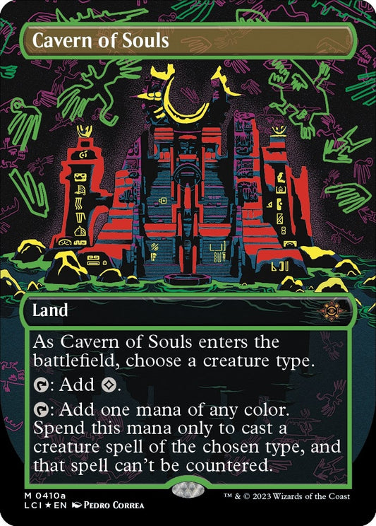 Image for Cavern of Souls (0410a) (Borderless) (410a) (The Lost Caverns of Ixalan) - Magic: The Gathering