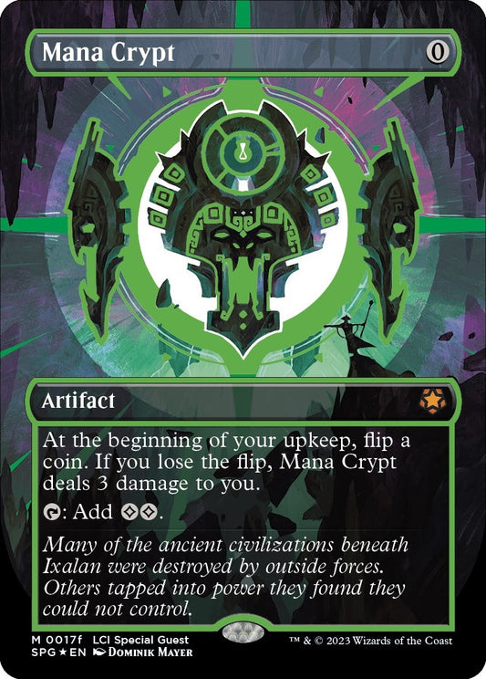 Image for Mana Crypt (0017f) (Borderless) (17f) (Special Guests) - Magic: The Gathering