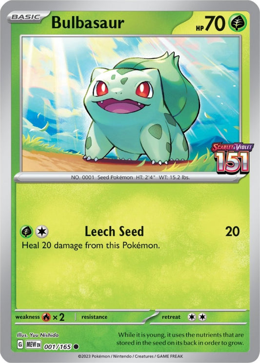 Image for Bulbasaur - 001/165 (Best Buy Exclusive) (001/165) (Miscellaneous Cards & Products) - Pokemon