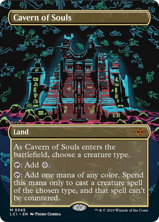 Image for Cavern of Souls (0345) (Borderless) (345) (The Lost Caverns of Ixalan) - Magic: The Gathering