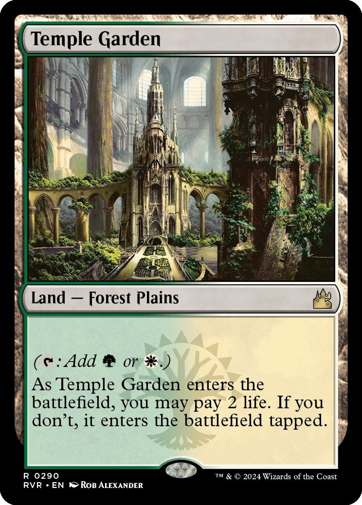 Image for Temple Garden (290) (Ravnica Remastered) - Magic: The Gathering
