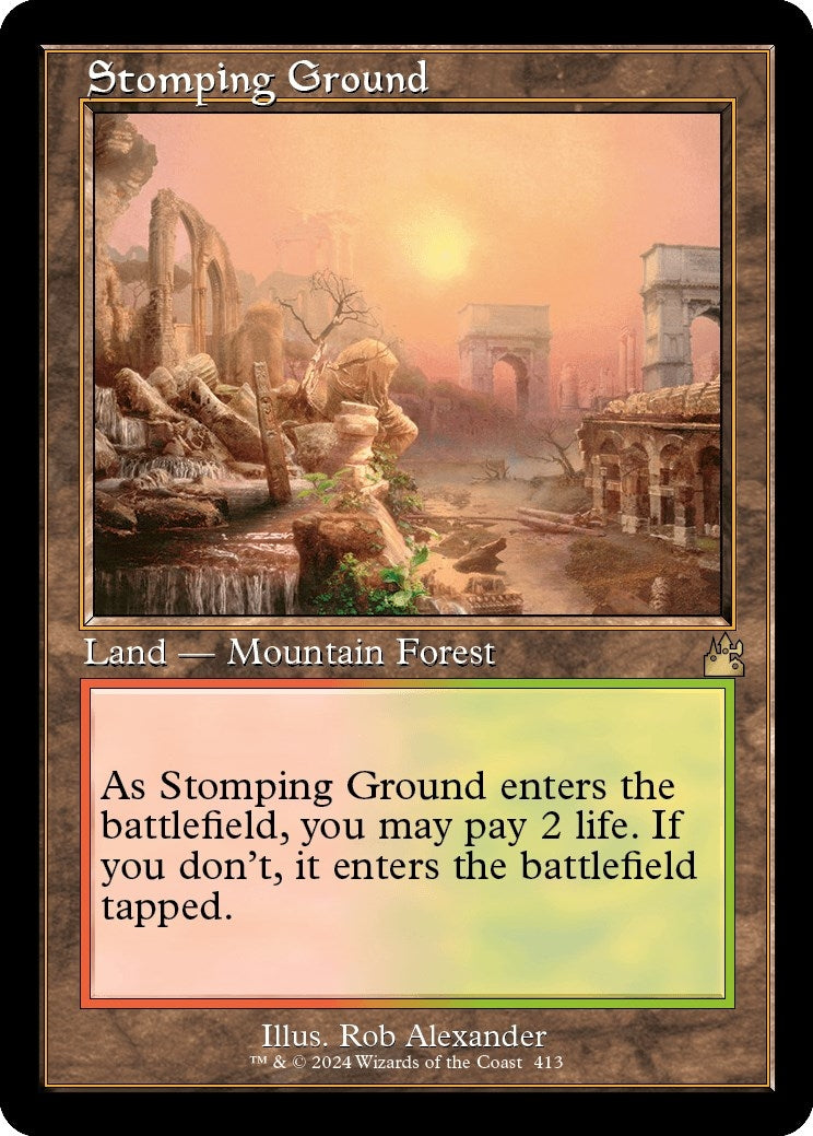 Image for Stomping Ground (Retro Frame) (413) (Ravnica Remastered) - Magic: The Gathering
