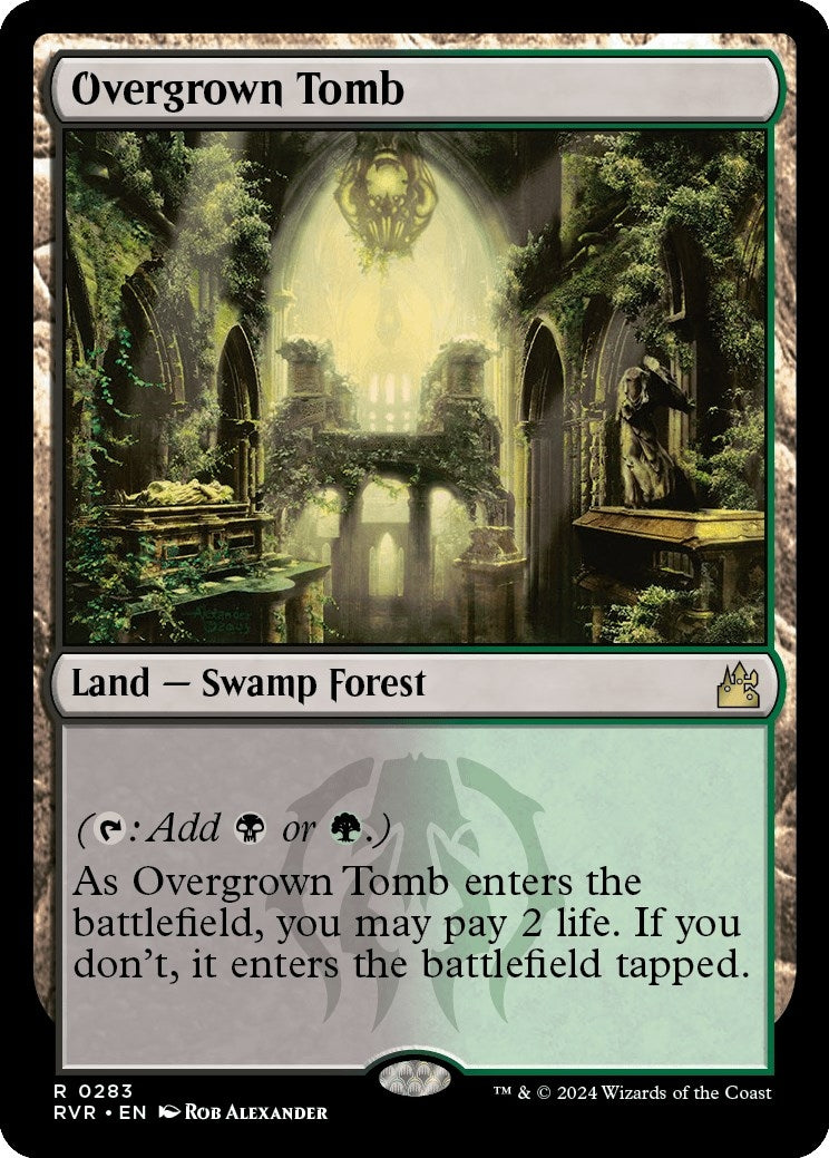 Image for Overgrown Tomb (283) (Ravnica Remastered) - Magic: The Gathering