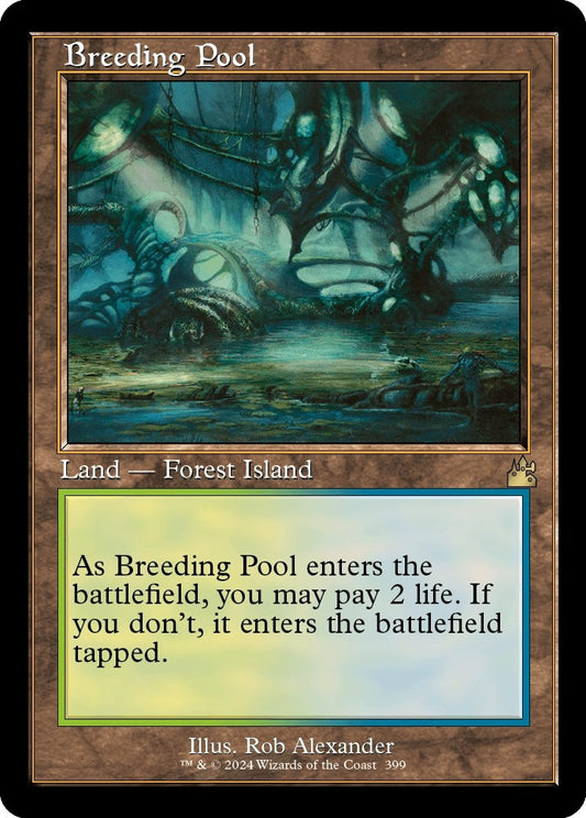 Image for Breeding Pool (Retro Frame) (399) (Ravnica Remastered) - Magic: The Gathering