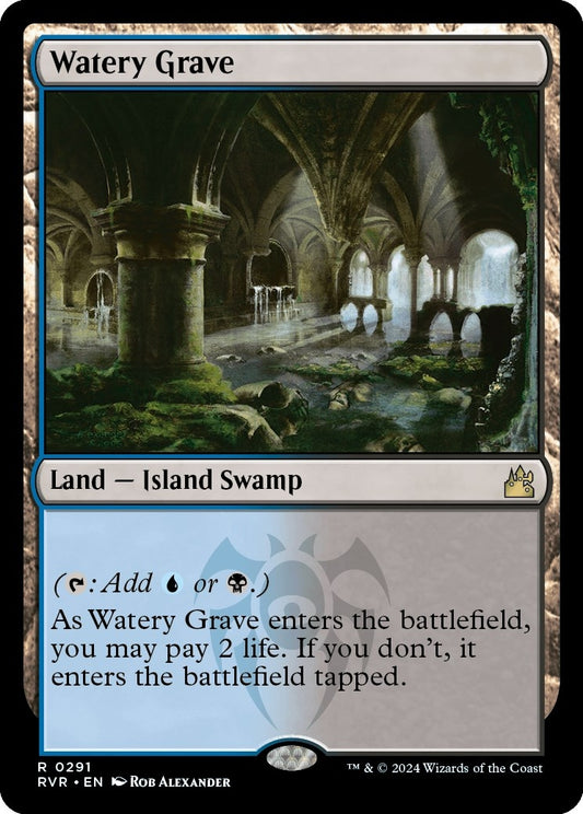 Image for Watery Grave (291) (Ravnica Remastered) - Magic: The Gathering
