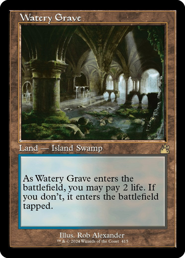 Image for Watery Grave (Retro Frame) (415) (Ravnica Remastered) - Magic: The Gathering