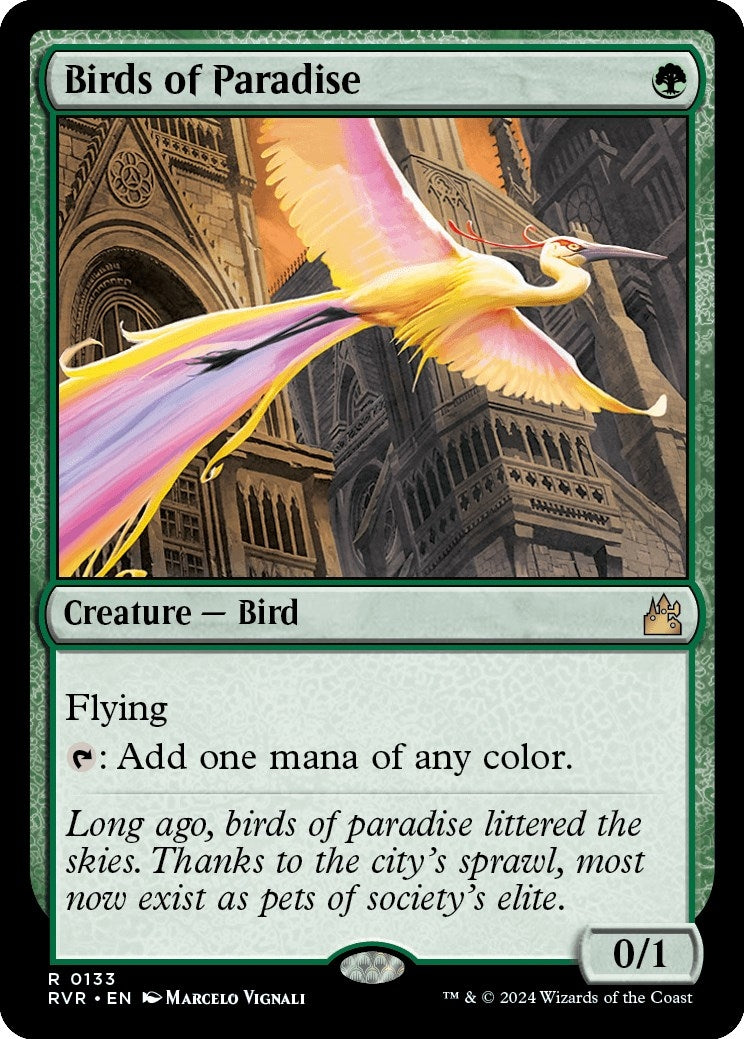 Image for Birds of Paradise (133) (Ravnica Remastered) - Magic: The Gathering