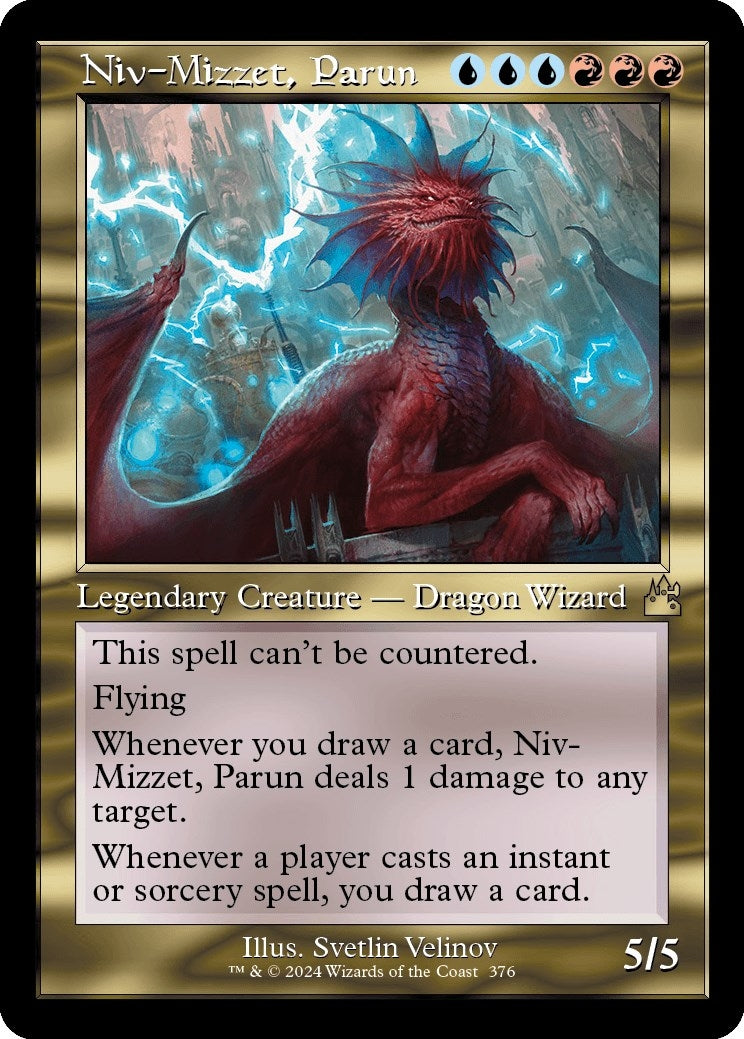 Image for Niv-Mizzet, Parun (Retro Frame) (376) (Ravnica Remastered) - Magic: The Gathering