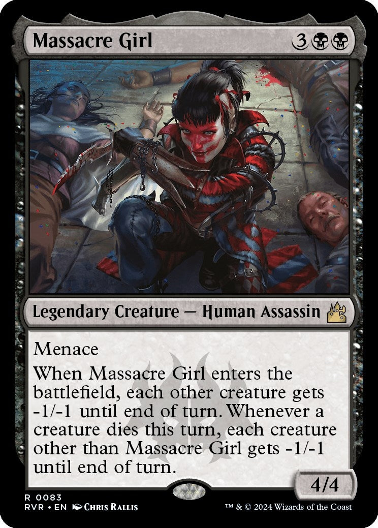 Image for Massacre Girl (83) (Ravnica Remastered) - Magic: The Gathering