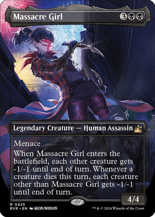 Image for Massacre Girl (Anime Borderless) (425) (Ravnica Remastered) - Magic: The Gathering