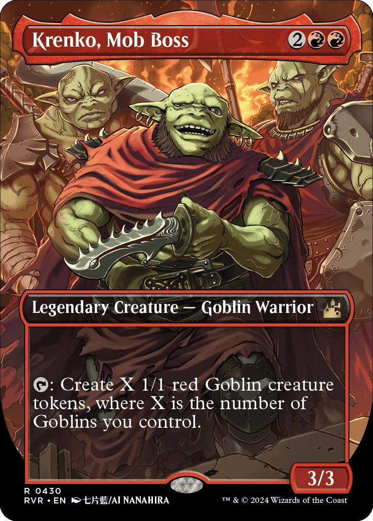 Image for Krenko, Mob Boss (Anime Borderless) (430) (Ravnica Remastered) - Magic: The Gathering