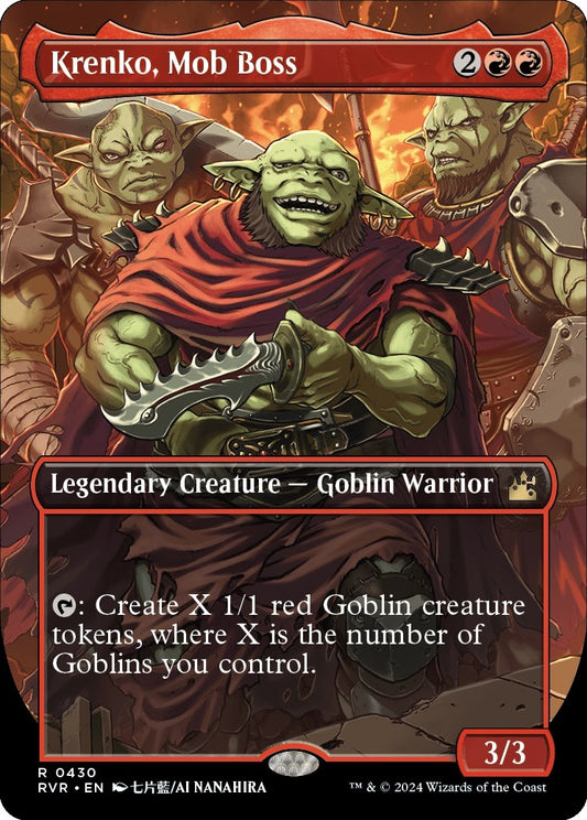 Image for Krenko, Mob Boss (Anime Borderless) (430) (Ravnica Remastered) - Magic: The Gathering