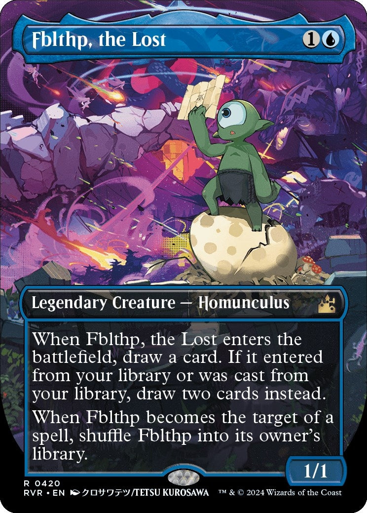 Image for Fblthp, the Lost (Anime Borderless) (420) (Ravnica Remastered) - Magic: The Gathering