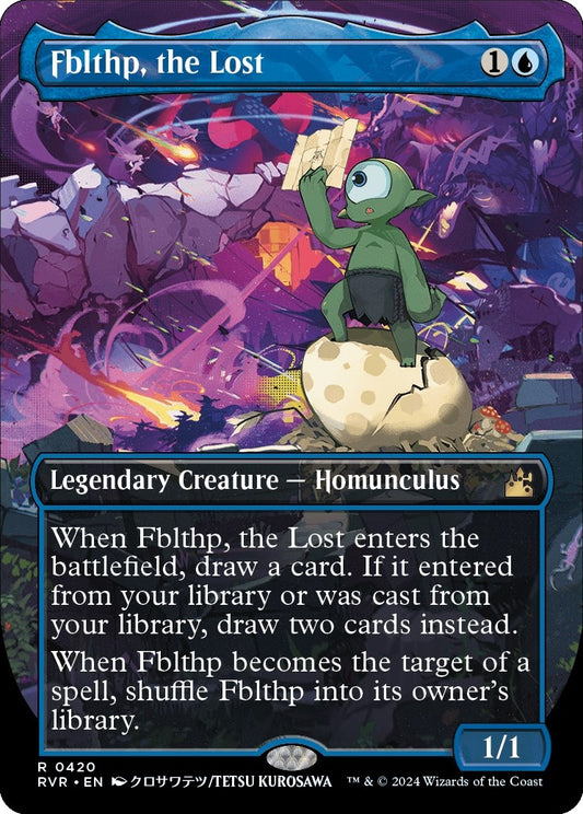 Image for Fblthp, the Lost (Anime Borderless) (420) (Ravnica Remastered) - Magic: The Gathering