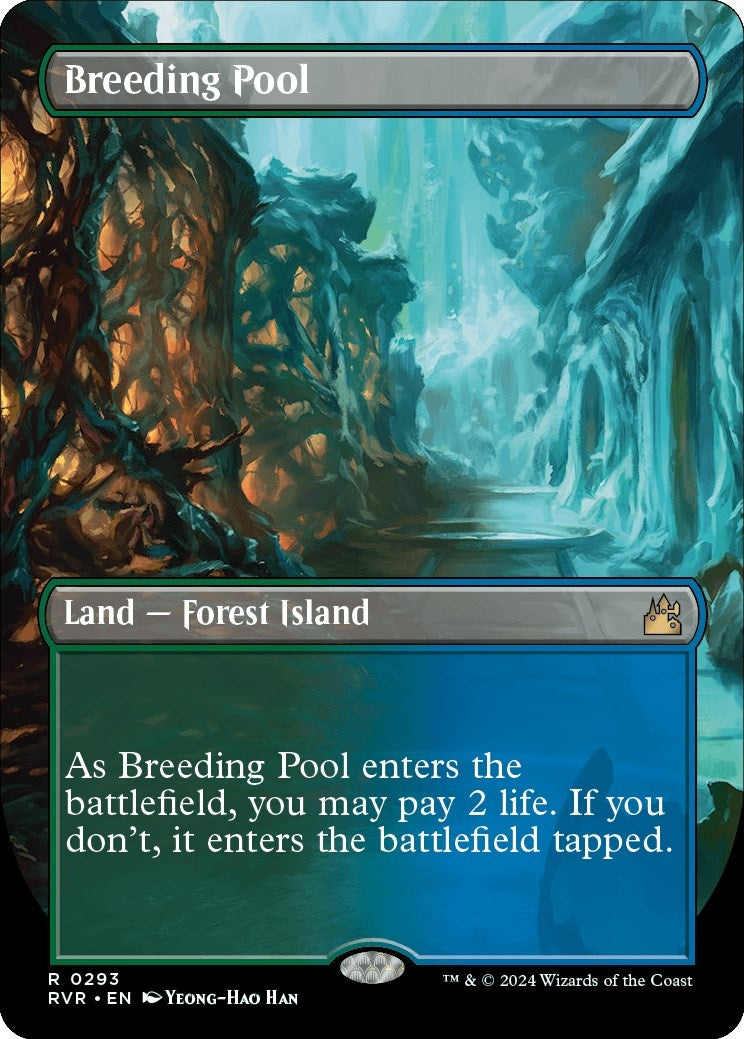 Image for Breeding Pool (Borderless) (293) (Ravnica Remastered) - Magic: The Gathering