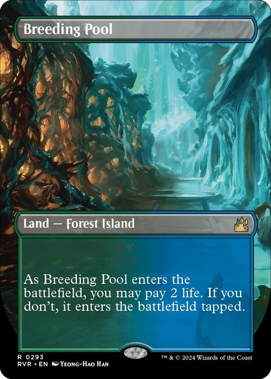 Image for Breeding Pool (Borderless) (293) (Ravnica Remastered) - Magic: The Gathering