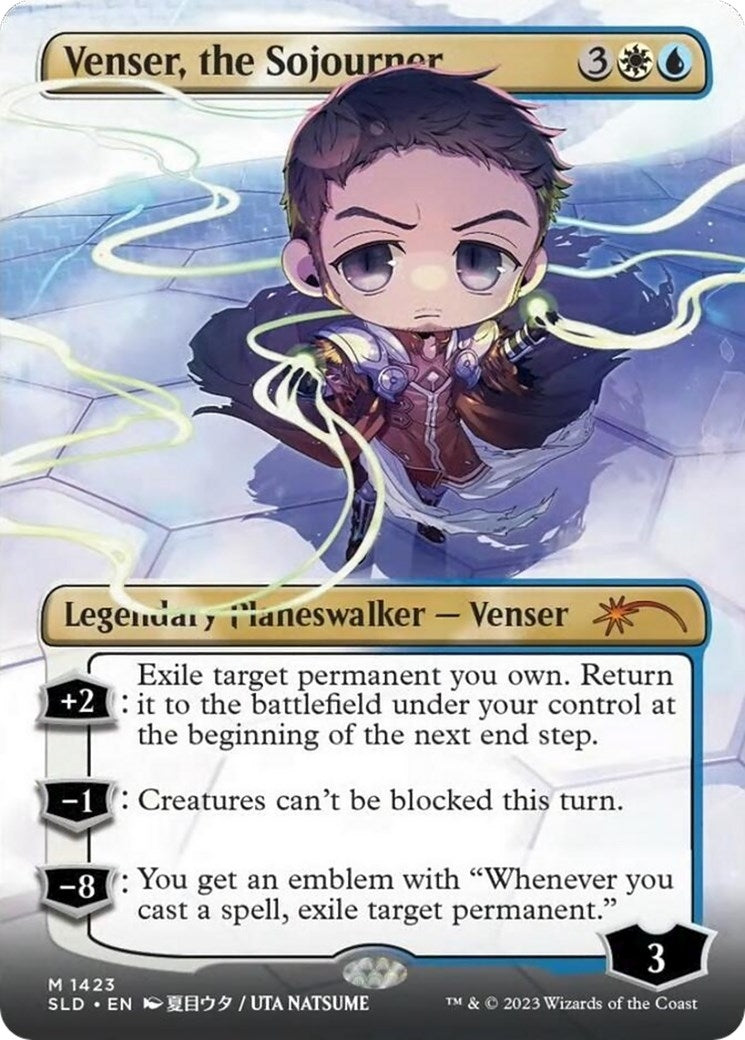 Image for Venser, the Sojourner (Rainbow Foil) (1423) (Secret Lair Drop Series) - Magic: The Gathering