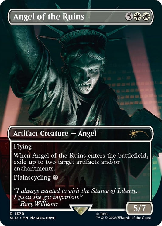 Image for Angel of the Ruins (1378) (1378) (Secret Lair Drop Series) - Magic: The Gathering