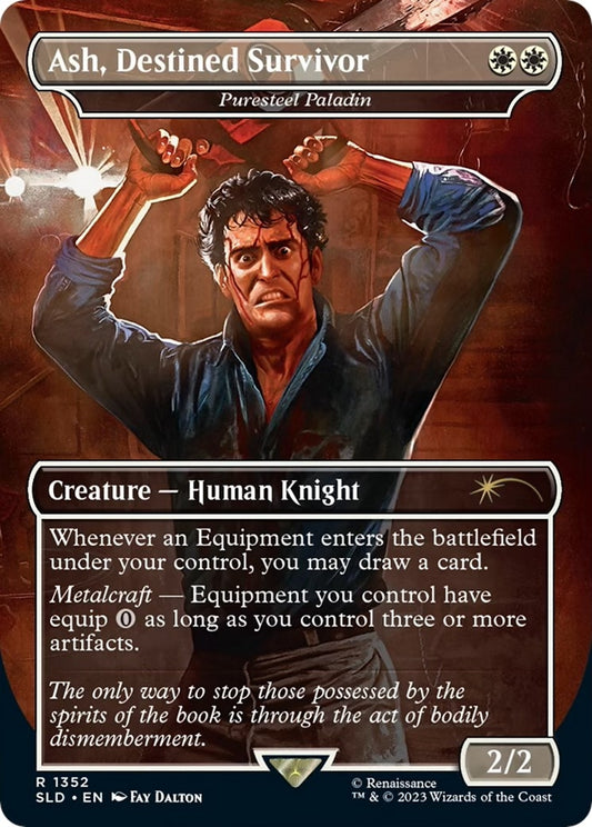 Image for Ash, Destined Survivor - Puresteel Paladin (1352) (Secret Lair Drop Series) - Magic: The Gathering