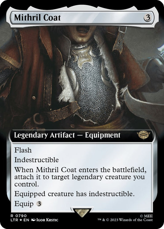 Image for Mithril Coat (Extended Art) (Surge Foil) (790) (Universes Beyond: The Lord of the Rings: Tales of Middle-earth) - Magic: The Gathering