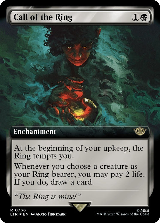Image for Call of the Ring (Extended Art) (Surge Foil) (766) (Universes Beyond: The Lord of the Rings: Tales of Middle-earth) - Magic: The Gathering