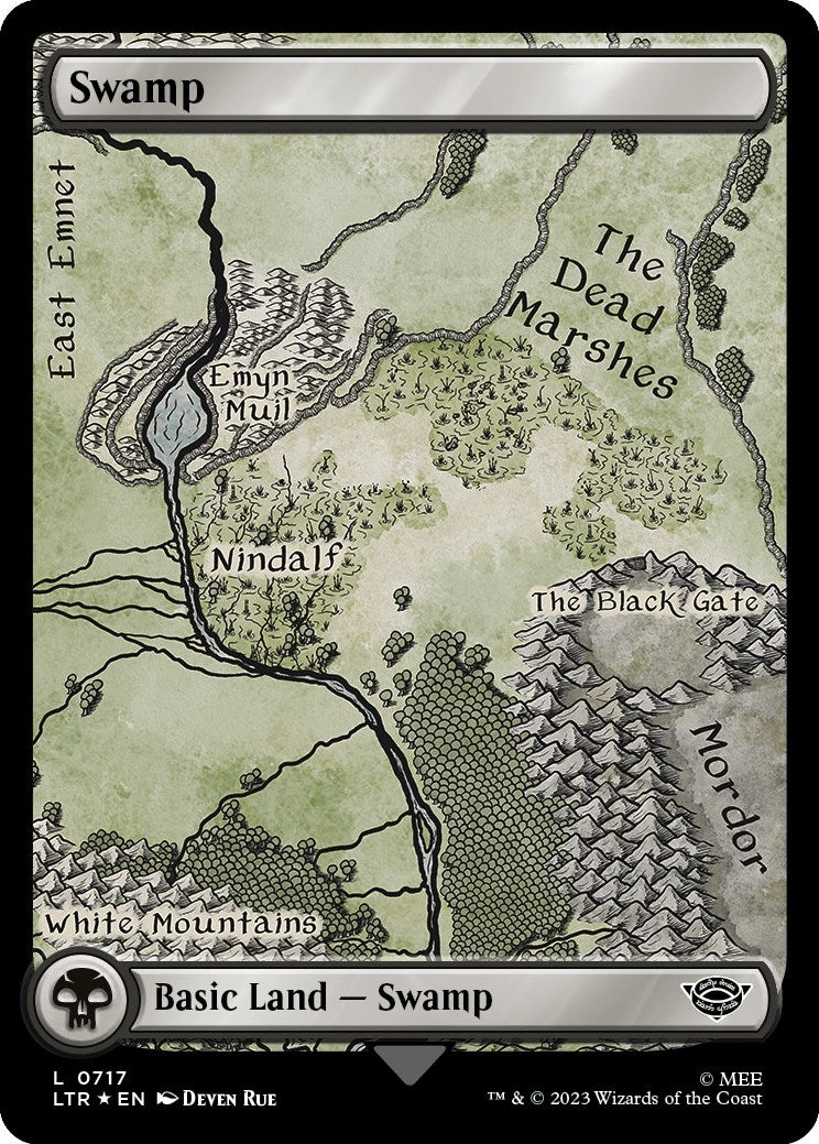 Image for Swamp (0717) (Surge Foil) (717) (Universes Beyond: The Lord of the Rings: Tales of Middle-earth) - Magic: The Gathering