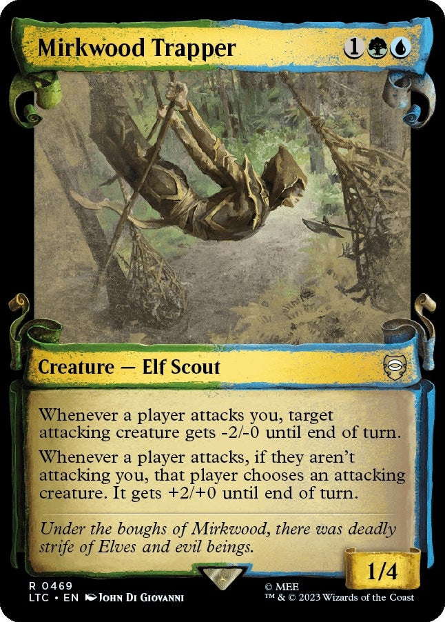 Image for Mirkwood Trapper (Showcase Scrolls) (469) (Commander: The Lord of the Rings: Tales of Middle-earth) - Magic: The Gathering
