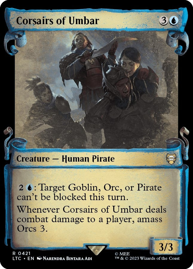 Image for Corsairs of Umbar (Showcase Scrolls) (421) (Commander: The Lord of the Rings: Tales of Middle-earth) - Magic: The Gathering