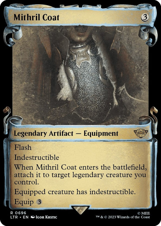 Image for Mithril Coat (Showcase Scrolls) (696) (Universes Beyond: The Lord of the Rings: Tales of Middle-earth) - Magic: The Gathering