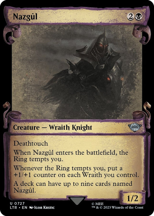 Image for Nazgul (0727) (Showcase Scrolls) (727) (Universes Beyond: The Lord of the Rings: Tales of Middle-earth) - Magic: The Gathering
