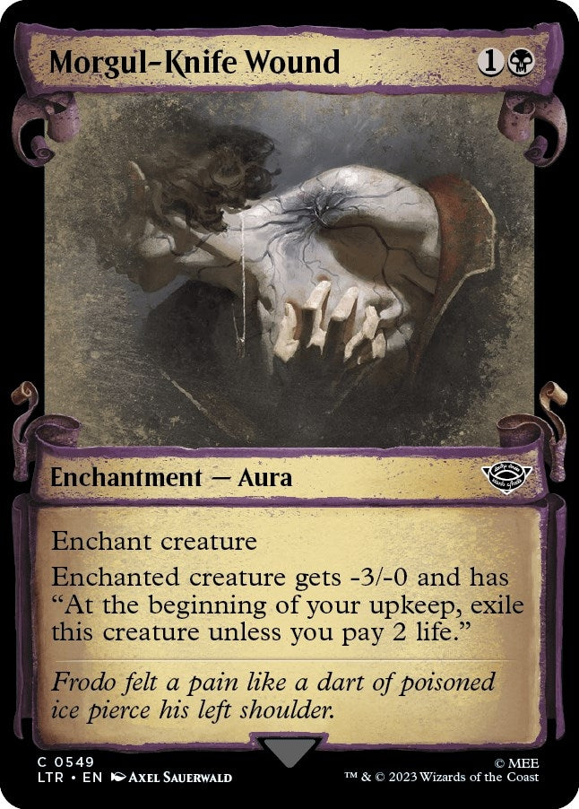 Image for Morgul-Knife Wound (Showcase Scrolls) (549) (Universes Beyond: The Lord of the Rings: Tales of Middle-earth) - Magic: The Gathering