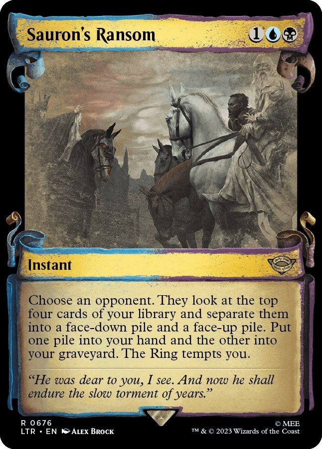 Image for Sauron's Ransom (Showcase Scrolls) (676) (Universes Beyond: The Lord of the Rings: Tales of Middle-earth) - Magic: The Gathering