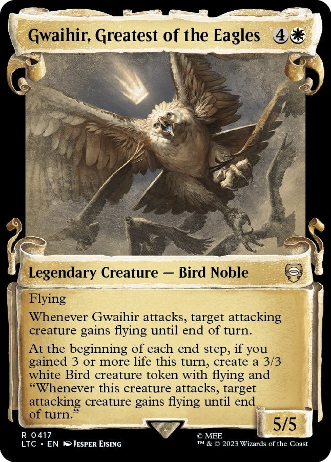 Image for Gwaihir, Greatest of the Eagles (Showcase Scrolls) (417) (Commander: The Lord of the Rings: Tales of Middle-earth) - Magic: The Gathering