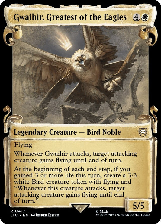 Image for Gwaihir, Greatest of the Eagles (Showcase Scrolls) (417) (Commander: The Lord of the Rings: Tales of Middle-earth) - Magic: The Gathering