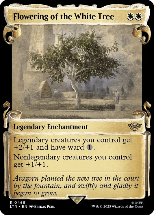 Image for Flowering of the White Tree (Showcase Scrolls) (466) (Universes Beyond: The Lord of the Rings: Tales of Middle-earth) - Magic: The Gathering