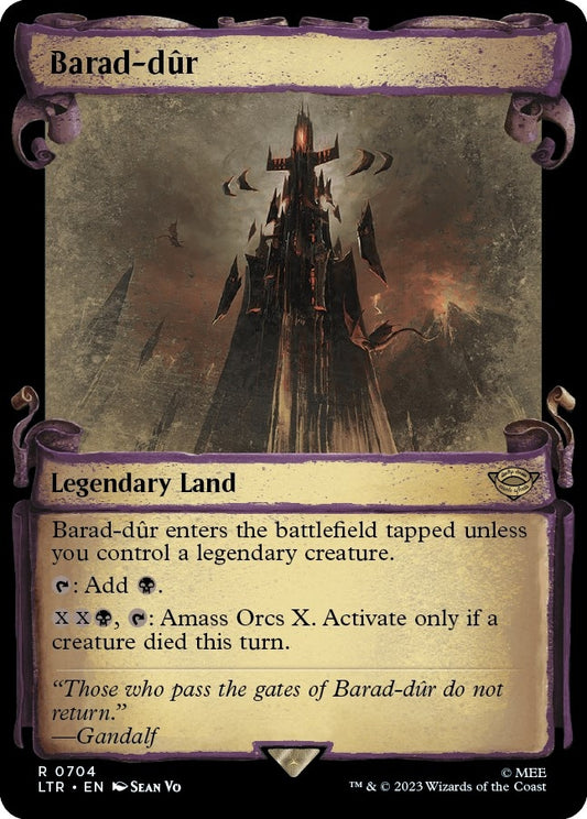 Image for Barad-dur (Showcase Scrolls) (704) (Universes Beyond: The Lord of the Rings: Tales of Middle-earth) - Magic: The Gathering