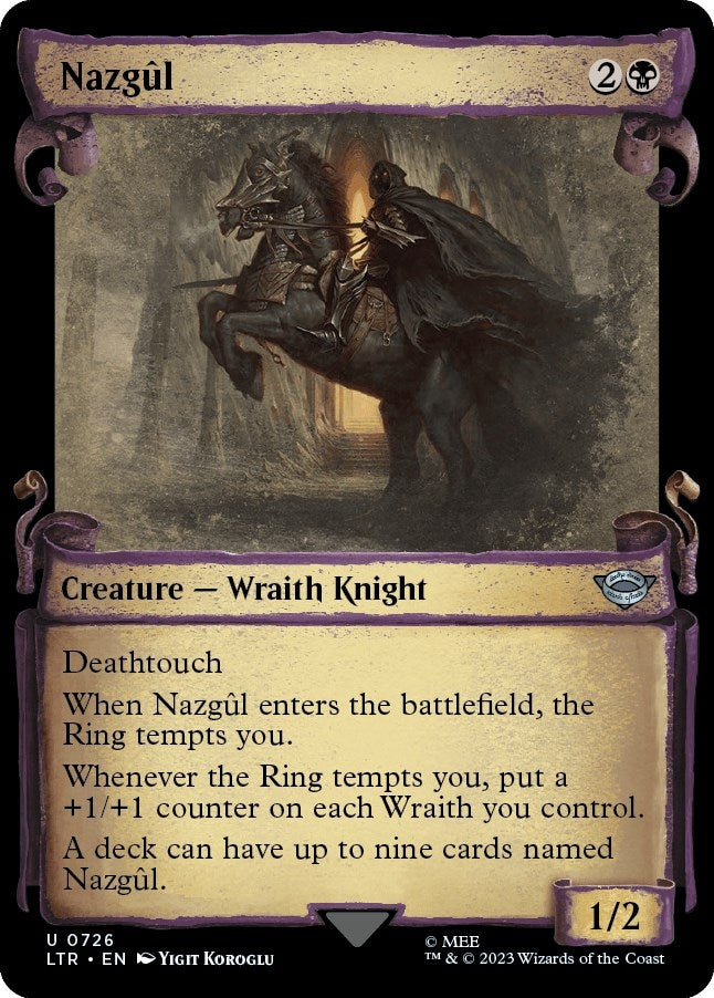 Image for Nazgul (0726) (Showcase Scrolls) (726) (Universes Beyond: The Lord of the Rings: Tales of Middle-earth) - Magic: The Gathering