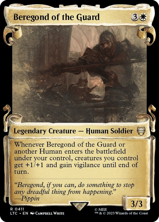 Image for Beregond of the Guard (Showcase Scrolls) (411) (Commander: The Lord of the Rings: Tales of Middle-earth) - Magic: The Gathering