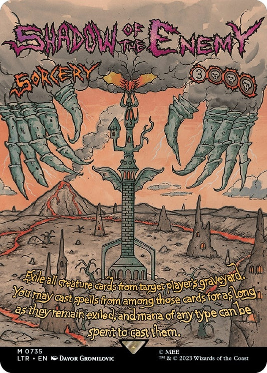 Image for Shadow of the Enemy (Borderless Poster) (735) (Universes Beyond: The Lord of the Rings: Tales of Middle-earth) - Magic: The Gathering
